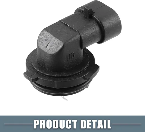 Miniatura 7 de Soporte de bombilla antiniebla Socket 1445 H1 para vehículo de automóvil de plástico negro
