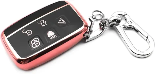 Miniatura 9 de Compatible con Land Rover Discovery Sport LR2 LR4 Range Rover Range Rover Evoque Sport Velar Jaguar F-Pace F-Type XE XF XJ XK TPU Funda para Llavero