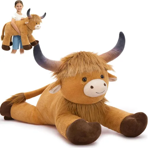 Miniatura 13 de MaoGoLan Animal de peluche grande de lobo para niño, peluche de lobo gigante para niña, coyote de peluche para niño, peluche de coyote realista