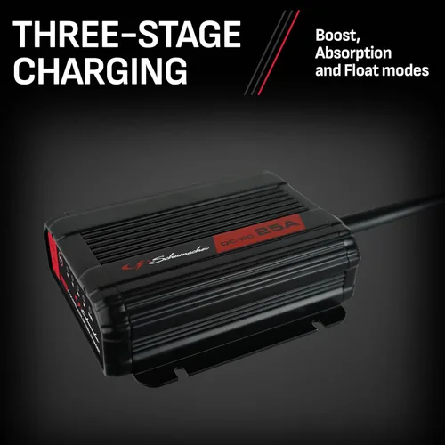 Miniatura 3 de Schumacher Electric Cargador y Mantenedor Inteligente de Batería - 25A 12V DC-DC - Cargador de Batería Estándar, AGM, Gel, Calcio y Litio - Uso