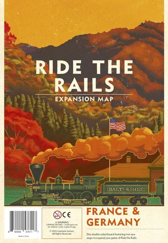 Miniatura 11 de Capstone Games: Ride The Rails, juego de mesa de estrategia central, de 3 a 5 jugadores, 1 página de reglas, tiempo de juego rápido de 60 minutos, a