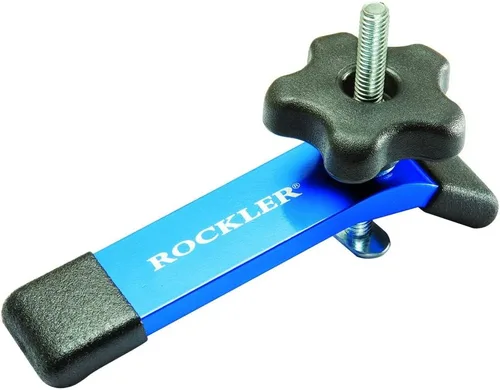 Miniatura 2 de Rockler Abrazadera de sujeción, (5-1/2 pulgadas de largo x 1-1/8 pulgadas de ancho). La abrazadera de prensa de taladro es para bancos de trabajo