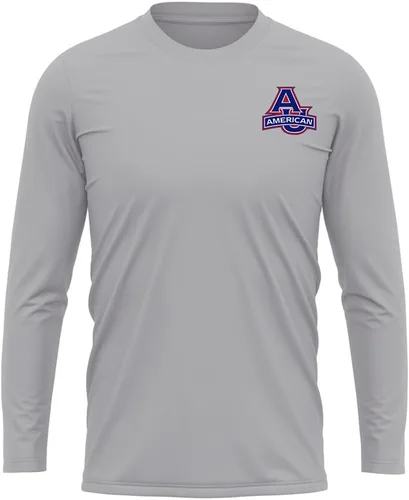 Miniatura 203 de Camisa deportiva de manga larga oficial de la NCAA Collegiate para hombre, con logotipo en el pecho izquierdo, colección Athletic Heather