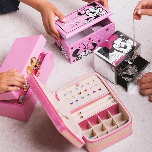 Miniatura 4 de Disney Joyero de Minnie Mouse, muestra tu organizador de joyas estilo Minnie