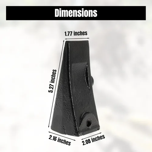 Miniatura 2 de Dientes largos del cucharón de 5.27 "de longitud para Hensley X156 156PN P156 X156P para Takeuchi TB135 para excavadora Kubota 161-3