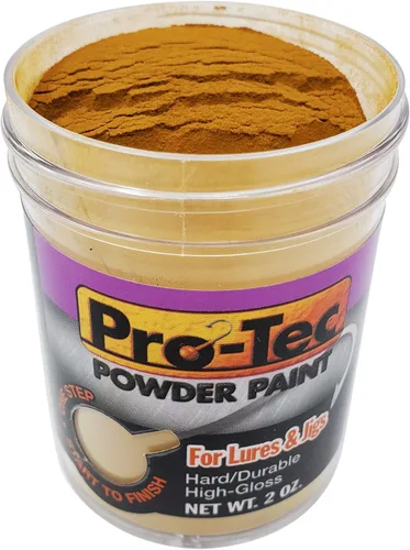 Miniatura 17 de Pro-Tec Pintura en Polvo para Jigs y Señuelos, Pintura para Señuelos de Pesca de Cabeza de Jig Resplandor verde brillante
