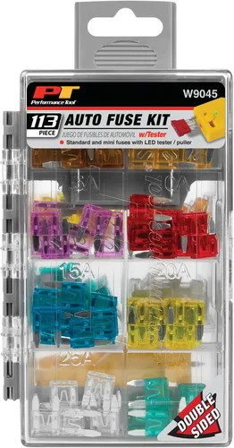 Miniatura 5 de Performance Tool W9045 113pc kit de fusible automático con probador