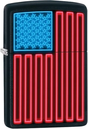 Miniatura 13 de Encendedores Zippo Bandera Americana Americana - Calle Cromo
