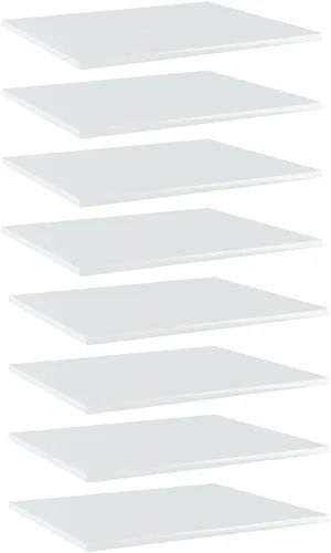 Miniatura 14 de 8 tableros de repuesto para estanterías, paneles de repuesto de aglomerado, unidades de almacenamiento, estantes organizadores, roble Sonoma de 15.7