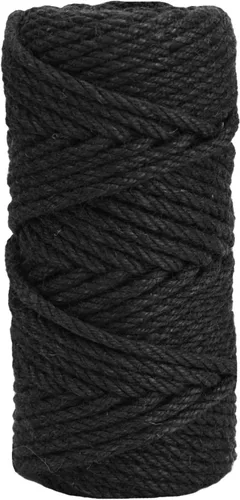 Miniatura 6 de Leecogo Cuerda de yute de 4.5 mm 30 metros de cuerda natural para manualidades, macramé, bricolaje, postes para gatos, reparación y recuperación