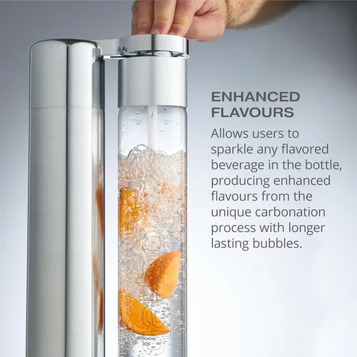 Miniatura 6 de Twenty39 qarbo Classic - Máquina para hacer agua con gas, carbonatador de bebidas de soda para el hogar, dispensador de seltzer y bebidas