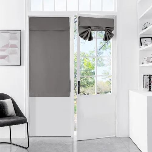 Miniatura 6 de WdFour Cortinas para Puerta Francesa para Privacidad, Paneles de Puerta Tricia Fáciles de Instalar, Cortina de Luz Lateral para Puerta Delantera