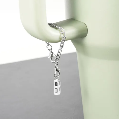 Miniatura 3 de MOTAIN Accesorios de dije de letra para copa Stanley, dije de identificación con nombre para vaso Stanley (B)