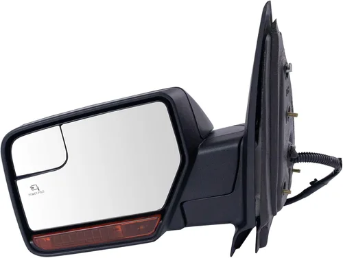Miniatura 136 de TRQ Espejo plegable con calefacción eléctrica del lado del conductor con indicador de punto ciego pintura a juego negro liso compatible con Kia