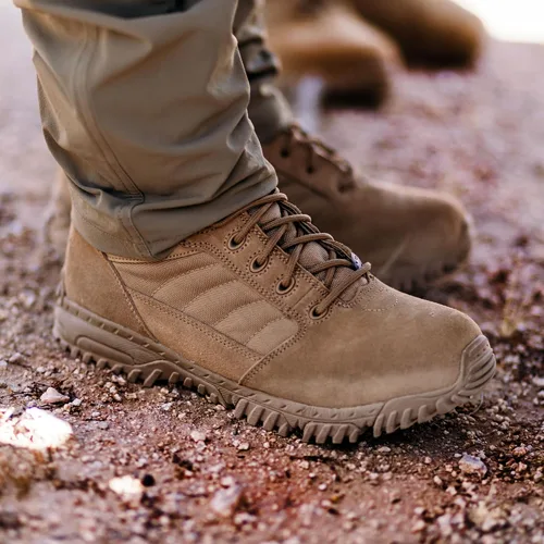 Miniatura 6 de Altama Foxhound SR - Botas de trabajo tácticas unisex de piel de ante de 8 pulgadas, ligeras, antideslizantes, con suela de alta tracción
