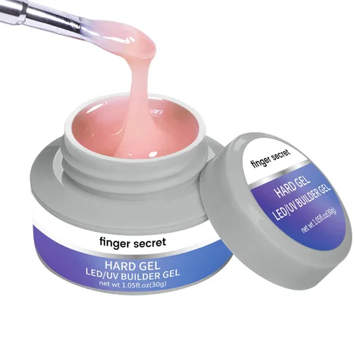 Miniatura 10 de Gel constructor de gel duro para uñas, fuerte y duradero, esculpir en 3D nude para extensión de uñas, 2 onzas (transparente y nude, 1 onza x 2)