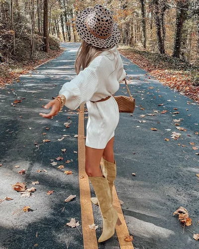 Miniatura 3 de Coutgo Botas altas hasta la rodilla para mujer, con tacón ancho de pantorrilla, puntera puntiaguda, botas largas para invierno