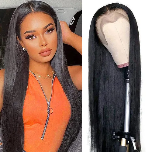 Miniatura 11 de Pelucas de cabello humano con encaje frontal HD de 13 x 6 pulgadas, densidad 200, pelucas de cabello humano ondulado con encaje frontal