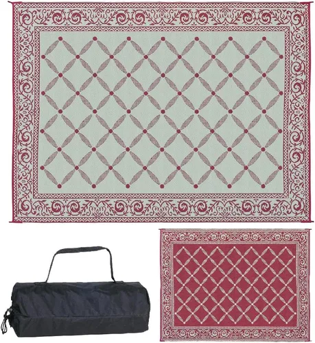 Miniatura 15 de Estera reversible Reversible Mats 119127, color marrón/beige de 9 x12 pies, Beige