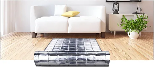 Miniatura 13 de Calefacción eléctrica radiante por suelo radiante para alfombras, suelos laminados y de madera flotante, corte y giro de 15 pies cuadrados para un