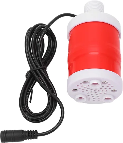 Miniatura 7 de Bomba sumergible sin escobillas de 12V 20W DC, bomba inteligente de filtro de bajo ruido de alta elevación, para pecera, suministro de agua, camping