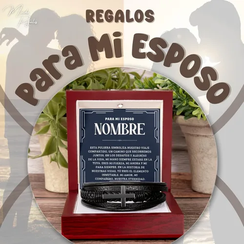 Miniatura 2 de Pulseras para mi esposo, regalo para hombre 14 de febrero, regalos de aniversario para mi esposo, un regalo único para el amor de mi vida, el amor