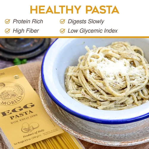 Miniatura 4 de Morelli Pasta de huevo Tagliolini Pasta italiana - Pasta gourmet - Hecho a mano en pequeños lotes - Fideos de pasta italiana importados - Pasta