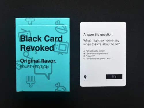 Miniatura 4 de Black Card Revoked: Cuarta edición: celebra la cultura negra probando tus conocimientos con este juego de trivia de cultura negra Ríete en voz