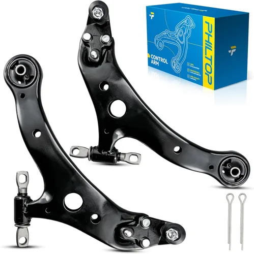 Miniatura 97 de PHILTOP Kit de suspensión delantera de 10 piezas, brazos de control inferiores con juntas de bola, eslabones de extremo de barra estabilizadora