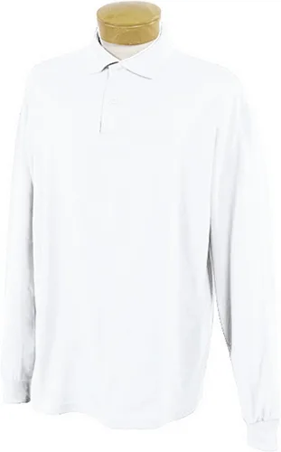 Miniatura 2 de Jerzees Men's Long Sleeve Polo Shirts, SpotShield Stain Resistant, Sizes S-2X