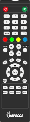 Miniatura 7 de Impecca 24 pulgadas TV HD 720p LED HDMI USB VGA monitor de pantalla pequeña para el hogar, cocina, caravana u oficina, altavoces estéreo, montaje