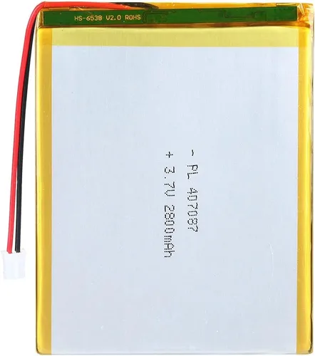 Miniatura 35 de Batería recargable Lipo de polímero de litio de 3.7V 3000mAh 605080 con conector PH2.0.000 in JST para altavoz y dispositivo inalámbrico