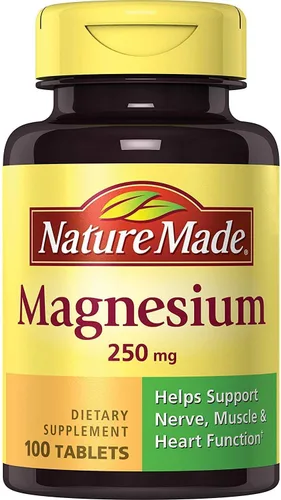 Miniatura 12 de Nature Made Óxido de magnesio 250 mg, suplementos de magnesio para hombres y mujeres, apoyo para la salud muscular, corazón, huesos y nervios, 200