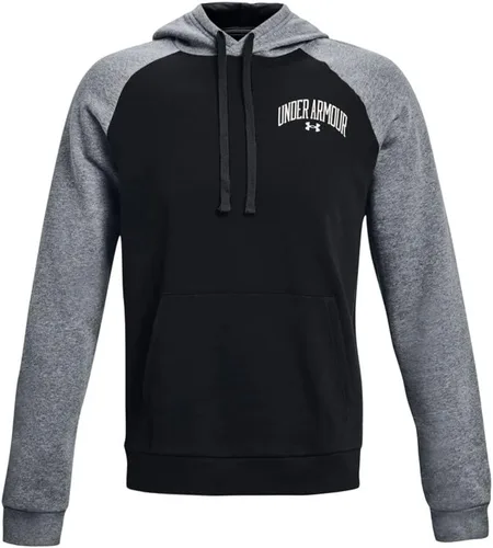 Miniatura 3 de Under Armour Sudadera con capucha Rival Wordmark Colorblock para hombre