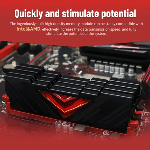 Miniatura 2 de VBESTLIFE DDR5 RAM 16GB 1x16, 4800MHz Frecuencia, CL40 1.1V Kit de memoria para juegos de escritorio compatible con XMP y Expo (negro)