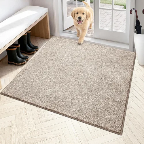 Miniatura 44 de PURRUGS Alfombra de área de fácil cuidado de 4 x 6 pies, antideslizante, lavable a máquina, tapete para puerta de perro, resistente a las manchas
