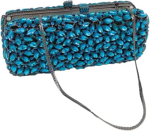 Miniatura 5 de Bolso de mano de cristal brillante para mujer bolso Minaudiere