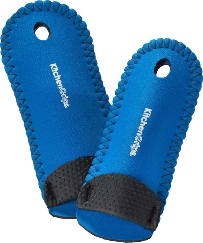 Miniatura 4 de Kitchen Grips Juego de 2 soportes de mango de sartén de lujo, negro/cereza