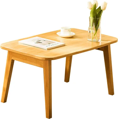 Miniatura 12 de Baveke Mesa de centro plegable, mesas de piso plegables, mesa de centro de mediados de siglo para sala de estar, mesas de centro pequeñas de madera
