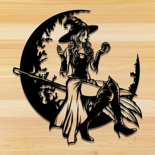 Miniatura 2 de Decoración metálica de pared con texto en inglés «Happy Halloween» (16 pulgadas)