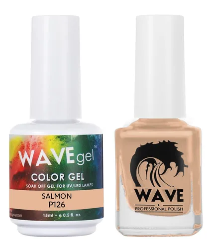 Miniatura 51 de WAVEGEL - Juego dúo de gel y esmalte de uñas a juego - Colección Simplicity - #P109 Blizzard I 0.5 onzas