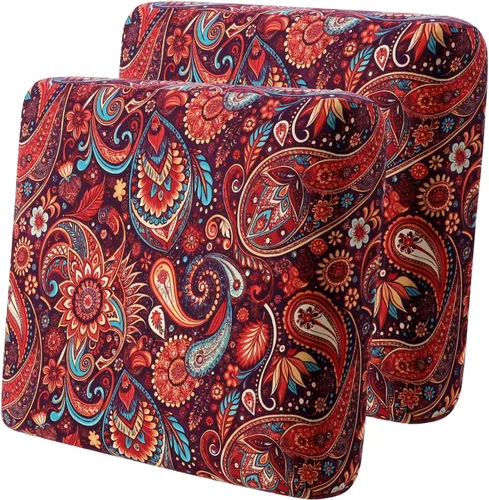 Miniatura 17 de YISUN - Funda de cojín de cuero PU para sofá, fundas de cojín elásticas impermeables para sofá, fundas de asiento de silla de RV de cuero sintético
