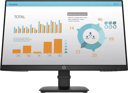 HP Monitor LCD Full HD P24 G4 de 23.8 pulgadas - Clase 16:9-24" - Tecnología de conmutación en el plano (IPS) - 1920 x 1080-250 Nit típico - 5 ms