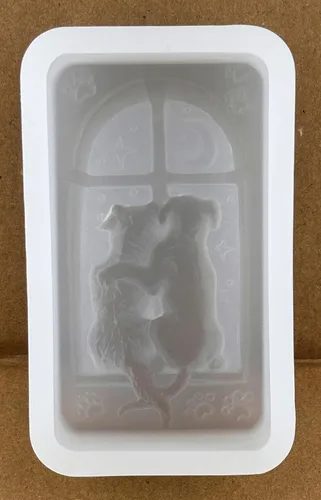 Miniatura 6 de Molde de silicona Dogs in Love para hacer jabón y otras manualidades, bricolaje