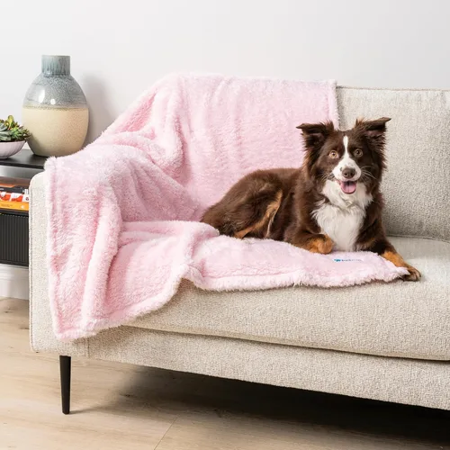 Miniatura 24 de PETAMI Manta de forro polar esponjoso para gatos y perros, gris, talla XL