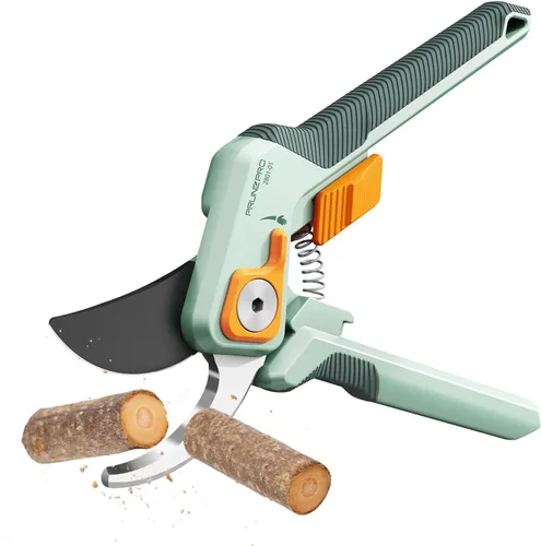 PrunePro Tijeras de Podar para Jardinería Podadora Manual Profesional de Bypass Hasta 1 Pulgada de Capacidad de Corte Hoja de Acero Inoxidable
