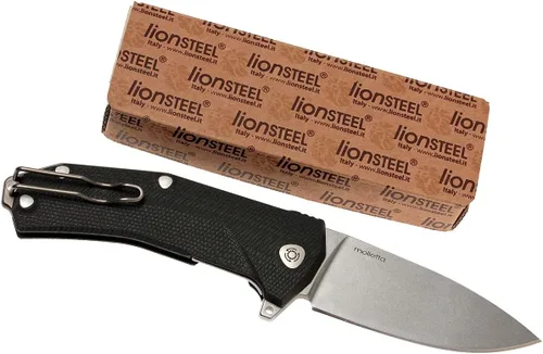 Miniatura 9 de LionSTEEL KUR EDC - Cuchillo plegable, hoja de acero lavada a la piedra de Sleipner