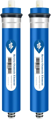 Miniatura 10 de Membrane Solutions Membrana de ósmosis inversa de 36 GPD, reemplazo de membrana RO de 11.75 pulgadas x 1.75 pulgadas para sistema purificador