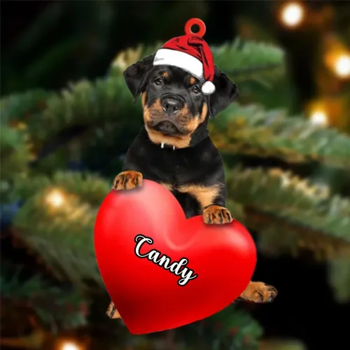Miniatura 123 de Adornos de Navidad personalizados para perros, nombre personalizado, adorno de Malamute de Alaska, adornos acrílicos, regalos de Navidad, amantes