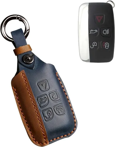 Miniatura 10 de SANRILY Funda inteligente para llave Land Rover, Negro